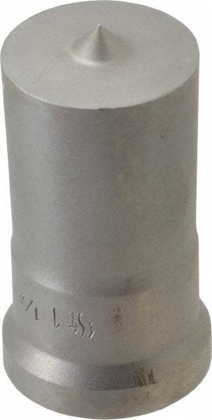 Cleveland Steel Tool - 1-1/4 Inch Diameter Round Ironworker Punch - 1-7/32 Inch Body Diameter, 1-3/8 Inch Head Diameter, 2-3/8 Inch Overall Length - Caliber Tooling