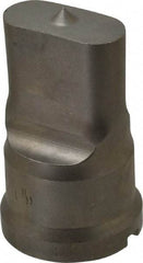 Cleveland Steel Tool - 11/16 Inch Wide Oblong Ironworker Punch - 1-17/32 Inch Body Diameter, 1-11/16 Inch Head Diameter, 2-11/16 Inch Overall Length - Caliber Tooling