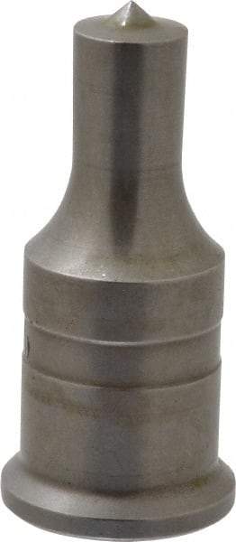 Cleveland Steel Tool - 9/16 Inch Diameter Round Ironworker Punch - 1 Inch Body Diameter, 1-3/16 Inch Head Diameter, 2-7/16 Inch Overall Length - Caliber Tooling