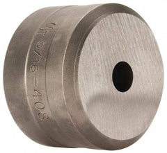 Cleveland Steel Tool - 5/16 Inch Diameter Round Ironworker Die - 1-1/2 Inch Head Diameter, 1 Inch Head Height - Caliber Tooling