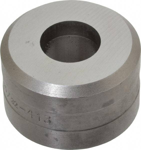 Cleveland Steel Tool - 25/32 Inch Diameter Round Ironworker Die - 1-13/16 Inch Head Diameter, 1-1/8 Inch Head Height - Caliber Tooling