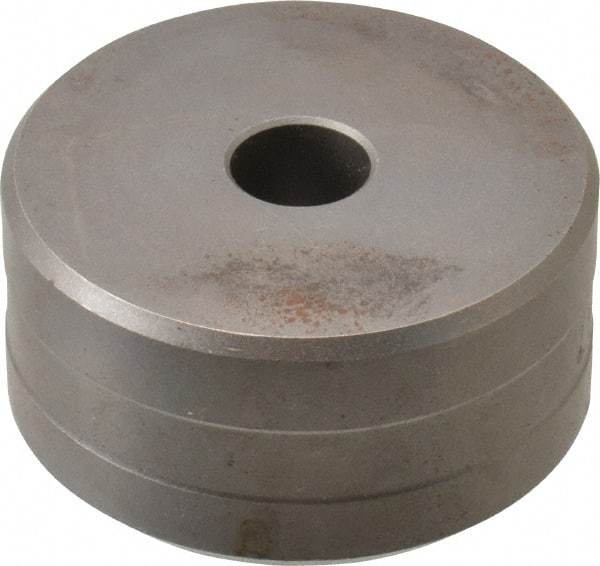 Cleveland Steel Tool - 3/8 Inch Diameter Round Ironworker Die - 2 Inch Head Diameter, 1 Inch Head Height - Caliber Tooling