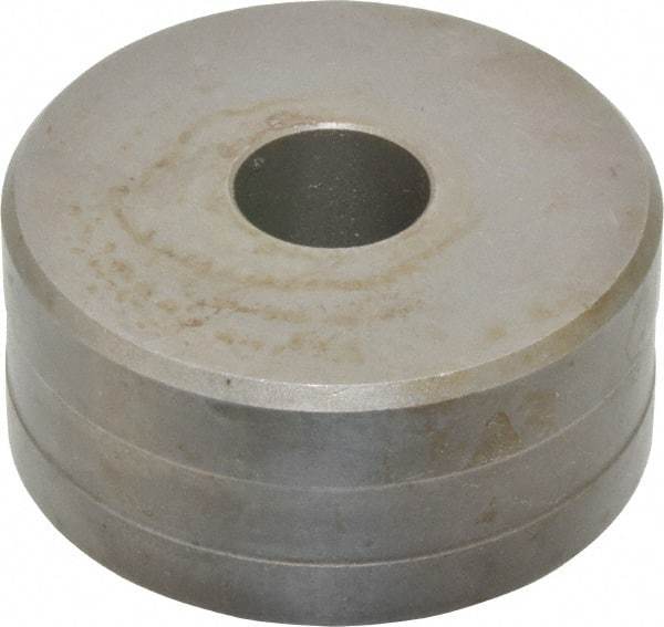 Cleveland Steel Tool - 15/32 Inch Diameter Round Ironworker Die - 2 Inch Head Diameter, 1 Inch Head Height - Caliber Tooling