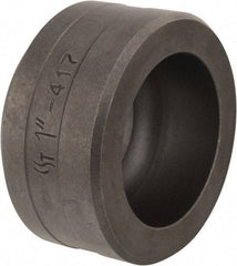 Cleveland Steel Tool - 1 Inch Diameter Round Ironworker Die - 2 Inch Head Diameter, 1 Inch Head Height - Caliber Tooling