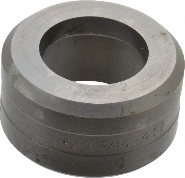 Cleveland Steel Tool - 1-3/16 Inch Diameter Round Ironworker Die - 2 Inch Head Diameter, 1 Inch Head Height - Caliber Tooling