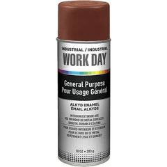 Krylon - Brown, Gloss, Enamel Spray Paint - 9 to 13 Sq Ft per Can, 10 oz Container, Use on Ceramics, Glass, Metal, Plaster, Wood - Caliber Tooling