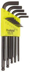 Bondhus - 13 Piece L-Key Ball End Hex Key Set - Hex Range 0.05 to 3/8" - Caliber Tooling