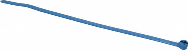 Thomas & Betts - 7.31" Long Blue Nylon Standard Cable Tie - 50 Lb Tensile Strength, 1.22mm Thick, 44.45mm Max Bundle Diam - Caliber Tooling