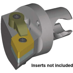 Kennametal - Left Hand Cut, 40mm Min Bore Diam, Size KM2532 Steel Modular Boring Cutting Unit Head - 30mm Max Bore Depth, Through Coolant, Compatible with DN..110408, DN..332 - Caliber Tooling