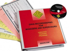 Marcom - OSHA Recordkeeping for Managers and Supervisors, Multimedia Training Kit - 20 Minute Run Time DVD, English and Spanish - Caliber Tooling