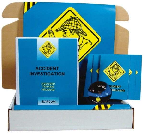 Marcom - Accident Investigation, Multimedia Training Kit - 13 Minute Run Time DVD, English and Spanish - Caliber Tooling