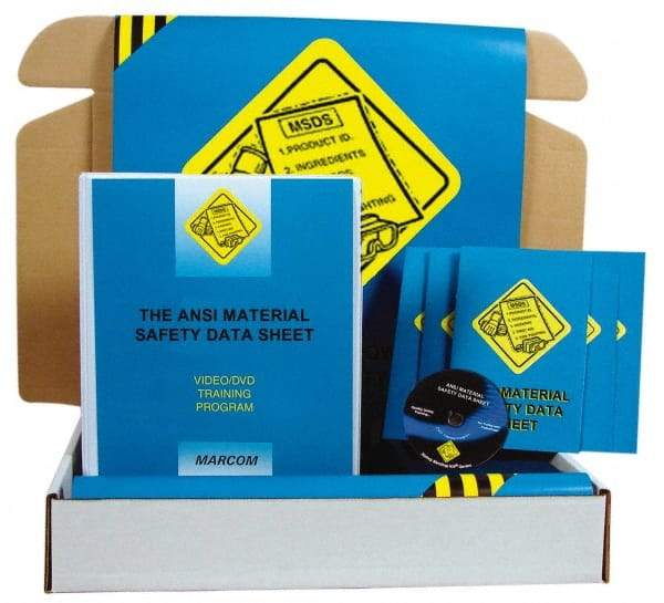 Marcom - The ANSI Material Safety Data Sheet, Multimedia Training Kit - 13 Minute Run Time DVD, English and Spanish - Caliber Tooling