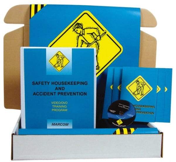 Marcom - Safety Housekeeping and Accident Prevention, Multimedia Training Kit - DVD, English - Caliber Tooling