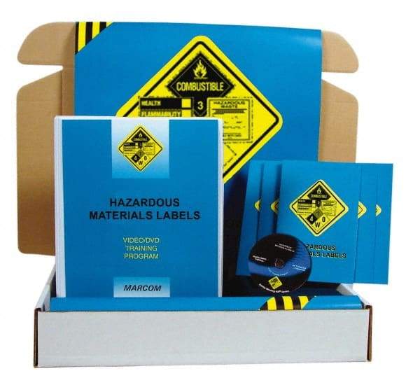 Marcom - Hazardous Materials Labels, Multimedia Training Kit - 22 Minute Run Time DVD, English and Spanish - Caliber Tooling