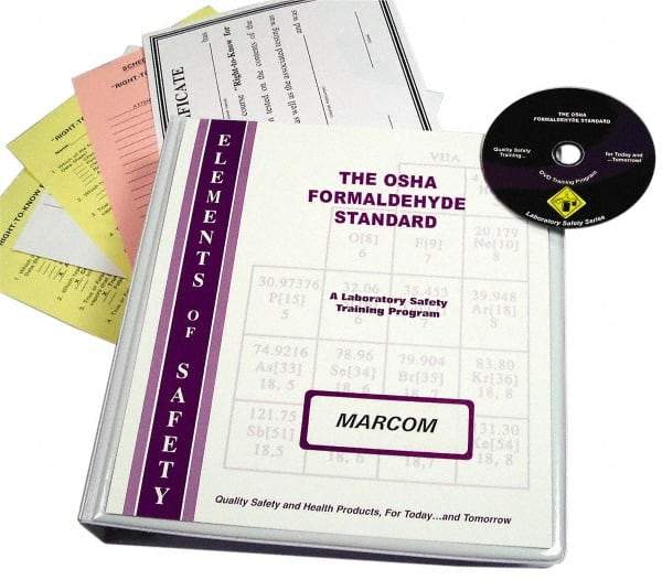 Marcom - The OSHA Formaldehyde Standard, Multimedia Training Kit - DVD, English - Caliber Tooling