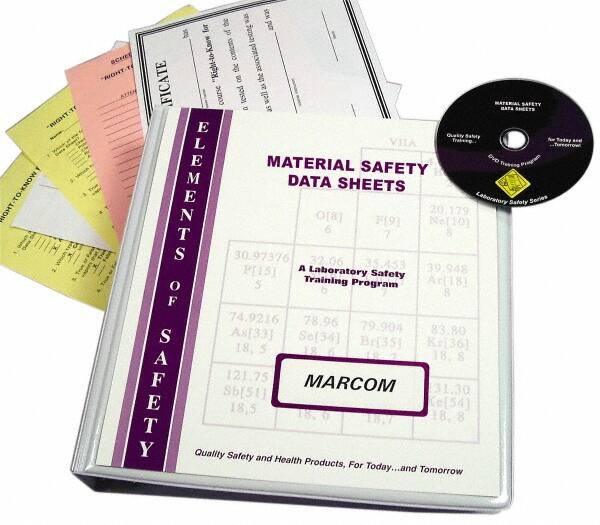 Marcom - Using Material Safety Data Sheets in the Laboratory, Multimedia Training Kit - DVD, English - Caliber Tooling