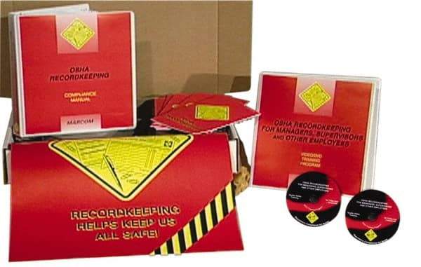 Marcom - OSHA Recordkeeping for Managers, Supervisors and Employees, Multimedia Training Kit - 37 Minute Run Time DVD, English and Spanish - Caliber Tooling