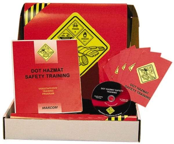 Marcom - DOT HazMat Safety, Multimedia Training Kit - 18 Minute Run Time DVD, English and Spanish - Caliber Tooling