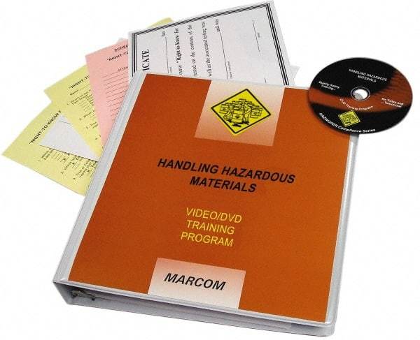 Marcom - Handling Hazardous Materials, Multimedia Training Kit - 23 min Run Time DVD, English & Spanish - Caliber Tooling