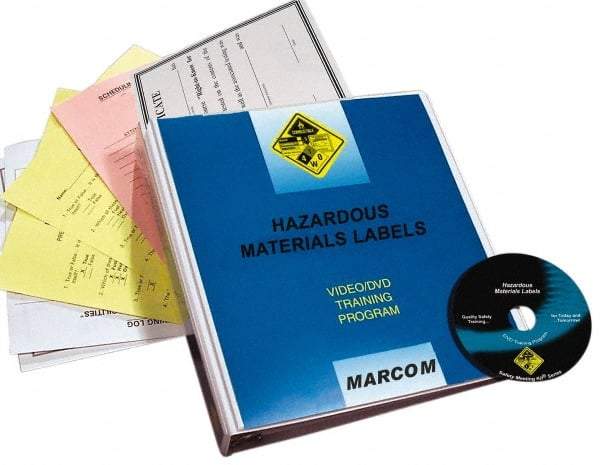 Marcom - Hazardous Materials Labels, Multimedia Training Kit - 22 Minute Run Time DVD, English and Spanish - Caliber Tooling