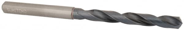 Sumitomo - 8.5mm 135° Solid Carbide Jobber Drill - TiAlCr/TiSi Finish, 127mm OAL - Caliber Tooling