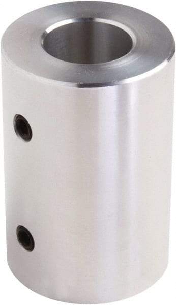 Climax Metal Products - 1-1/8" Inside x 2-1/8" Outside Diam, Set Screw Rigid Coupling - 3" Long - Caliber Tooling