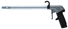 Guardair - 120 Max psi High Power Venturi Nozzle Pistol Grip Blow Gun - 3/8 NPT, 36" Tube Length, Aluminum - Caliber Tooling