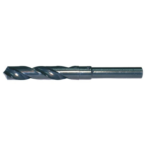 ‎1-3/8 RHS / RHC HSS 118 Degree Radial Point Silver & Deming Reduced Shank Drill - Steam Oxide - Exact Industrial Supply