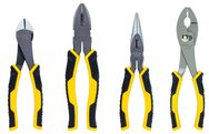 STANLEY® 4 Piece Bi-Material Plier Set - Caliber Tooling