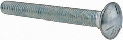 Value Collection - 3/8-16 UNC 3-1/4" Length Under Head, Standard Square Neck, Carriage Bolt - Grade 5 Steel, Zinc-Plated Finish - Caliber Tooling