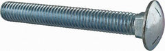 Value Collection - 1/2-13 UNC 3-3/4" Length Under Head, Standard Square Neck, Carriage Bolt - Grade 5 Steel, Zinc-Plated Finish - Caliber Tooling