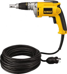 DeWALT - Pistol Grip Handle, 4,000 RPM, 81 In/Lb Torque, Electric Screwdriver - 1/4" Bit Holder, 6.3 Amps - Caliber Tooling