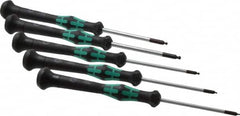 Wera - 5 Piece, 1.3 to 3mm Ball End Hex Driver Set - Comes in Display Box - Caliber Tooling