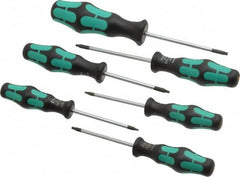 Wera - 6 Piece IP6 to IP15 Ergonomic Handle Torx Driver Set - IP6, IP7, IP8, IP9, IP10, IP15 - Caliber Tooling