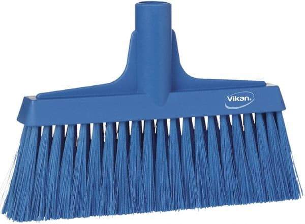 Vikan - 6-3/4" OAL Polyester Bristle Lobby Broom - 3" Bristle Length, 9-1/2" Wide - Caliber Tooling