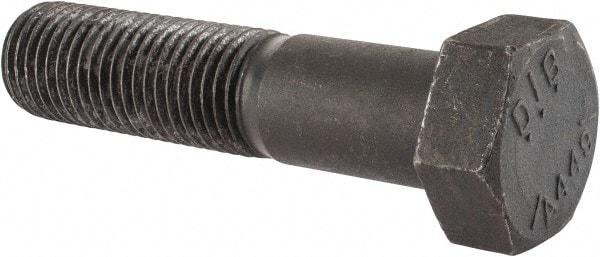 Value Collection - 1-3/4 - 5 UNC, 7-1/2" Length Under Head Hex Head Cap Screw - Partially Threaded, Grade 5 Steel, Uncoated, 2-5/8" Hex - Caliber Tooling