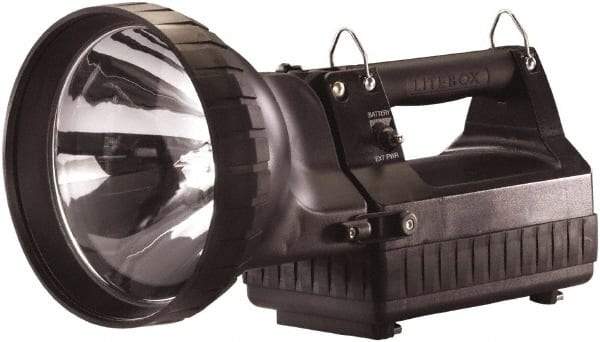 Streamlight - Xenon Bulb, 3,350 Lumens, Spotlight/Lantern Flashlight - Black Plastic Body, 1 12V Battery Included - Caliber Tooling