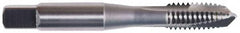 Kennametal - 5/8-18 UNF, 3 Flute, TiCN Finish, High Speed Steel Spiral Point Tap - Plug Chamfer, Right Hand Thread, 3-13/16" OAL, 3B Class of Fit, Series 2331 - Exact Industrial Supply