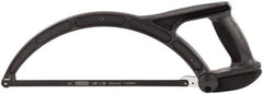 Stanley - 12" Hacksaw - 4" Throat Depth, High Impact Polypropylene Handle, Closed Grip Handle - Caliber Tooling