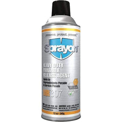 Sprayon - 16 Ounce Aerosol Can, Clear, Heavy-Duty Mold Release - Silicone Composition - Caliber Tooling