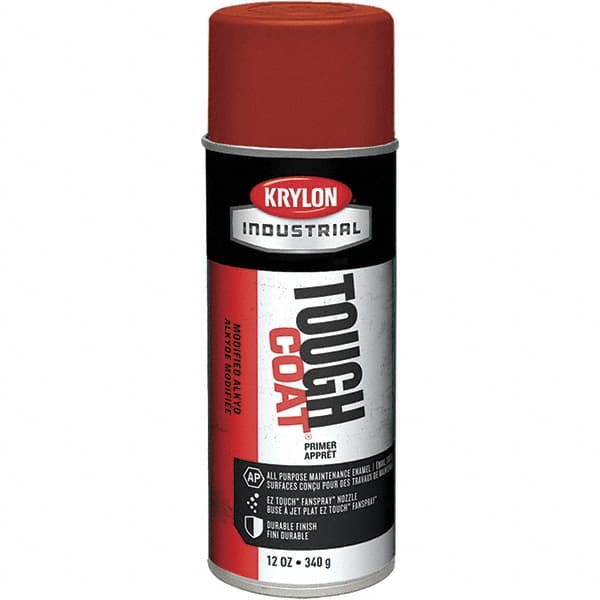 Krylon - 16 oz High Gloss Red Oxide Rust Control Primer - 20 to 25 Sq Ft Coverage - Caliber Tooling