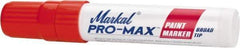 Markal - Orange Paint Marker - Broad Tip, Alcohol Base Ink - Caliber Tooling