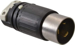 Hubbell Wiring Device-Kellems - 250 VDC, 600 VAC, 50 Amp, NonNEMA Configuration, Industrial Grade, Self Grounding Plug - 1 Phase, 2 Poles, IP20, 0.83 to 1-1/4 Inch Cord Diameter - Caliber Tooling