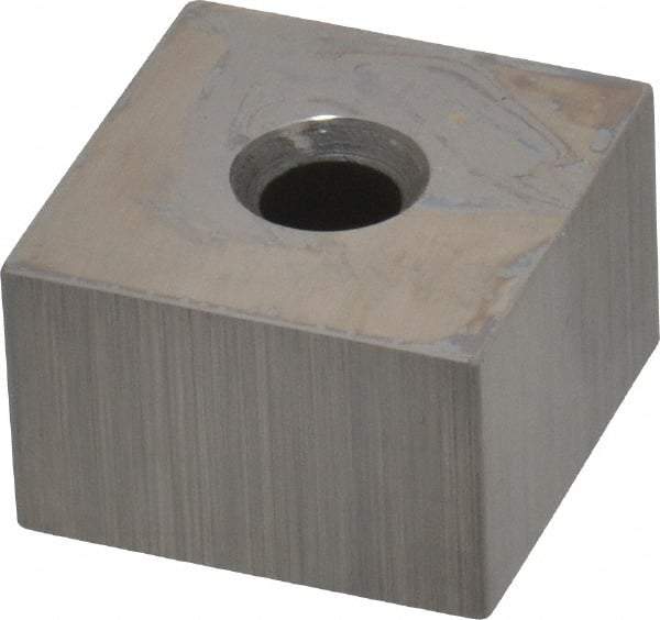 Mitutoyo - 0.6" Square Steel Gage Block - Accuracy Grade 0, Includes Certificate of Inspection - Caliber Tooling