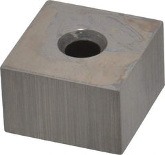 Mitutoyo - 0.6" Square Steel Gage Block - Accuracy Grade 0, Includes Certificate of Inspection - Caliber Tooling