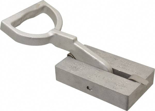 Mag-Mate - 50 Lb Load Capacity, Magnetic Lifter - 1-3/8" High x 3-5/8" Wide, Multi-Pole, For Use with Flats - Caliber Tooling