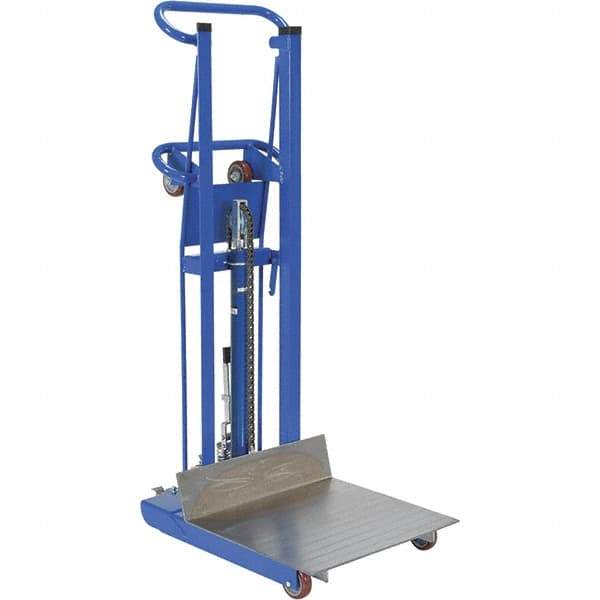 Vestil - 1,000 Lb Capacity, 53" Lift Height, Portable Workstation Manually Operated Lift - Caliber Tooling