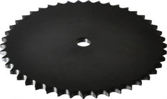 Browning - 45 Teeth, 1/2" Chain Pitch, Chain Size 40, "A" Plate Roller Chain Sprocket - 5/8" Bore Diam, 7.168" Pitch Diam, 7.45" Outside Diam - Caliber Tooling