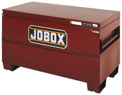 Jobox - 42" Wide x 20" Deep x 23-3/4" High Job Site Box - 1 Door, Steel, Brown - Caliber Tooling