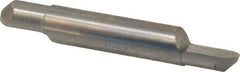 Accupro - 3/8 Inch Diameter, 2-1/2 Inch Overall Length, 1/2 Inch Split Length, Solid Carbide, Full Radius Split End Carbide Blank - Double End - Caliber Tooling